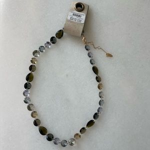 Anthropologie crystal multicolor necklace